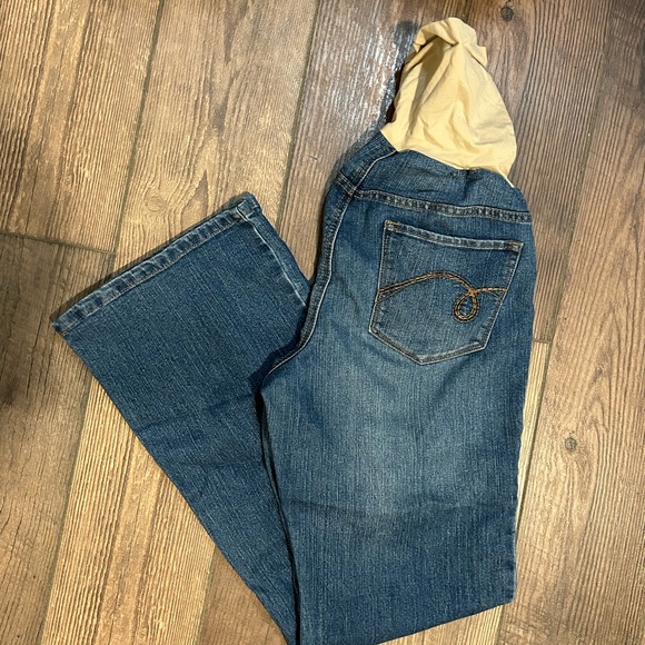 Maternity flare leg jeans - Picture 1 of 3